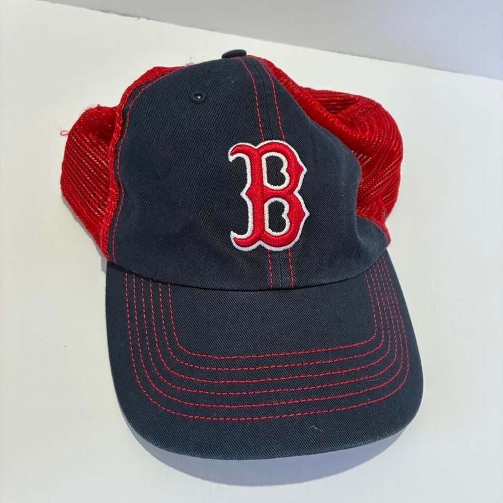 47 Brand Boston Red Sox Vintage Retro Mesh Trucker Snapback Hat